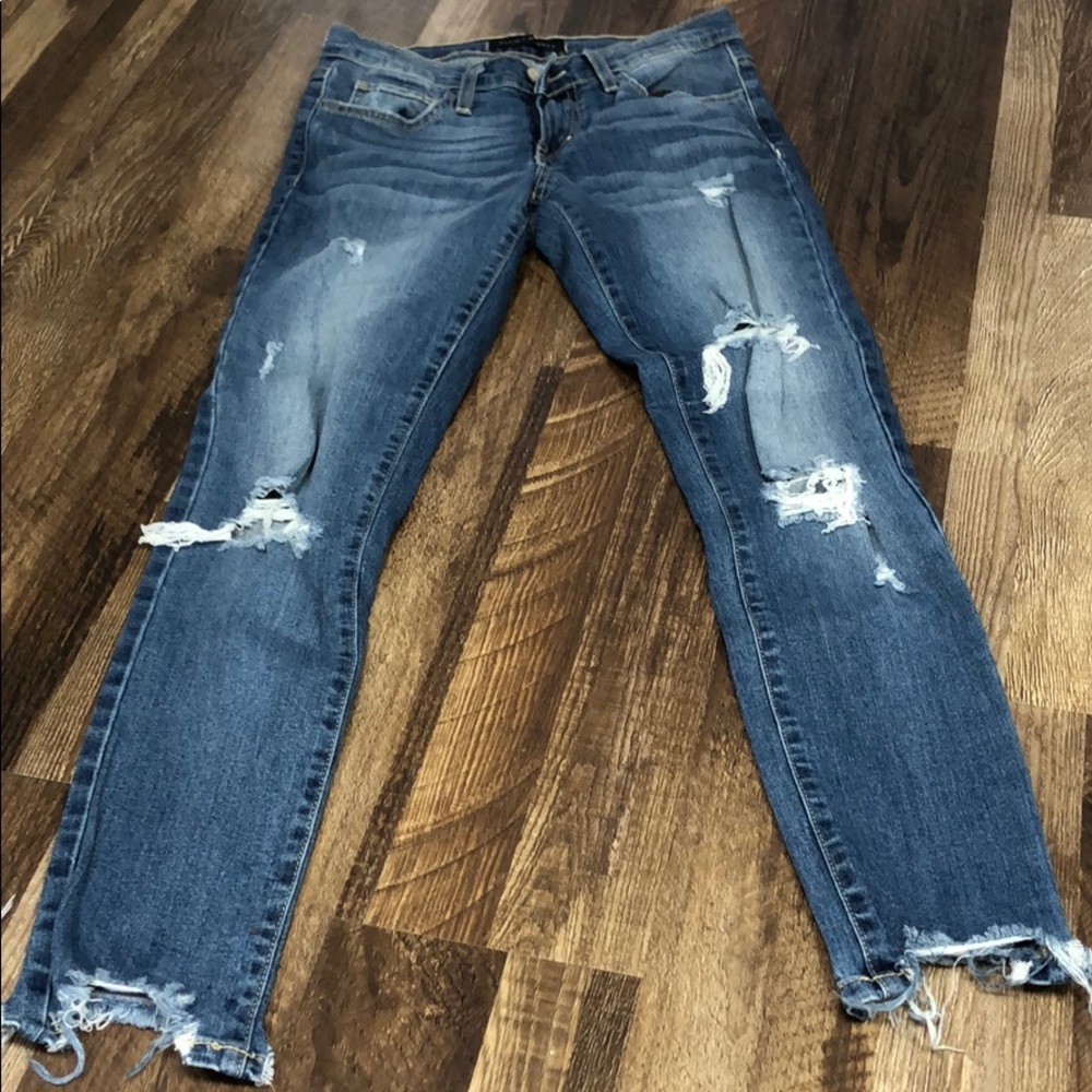 Flying monkey skinny jeans